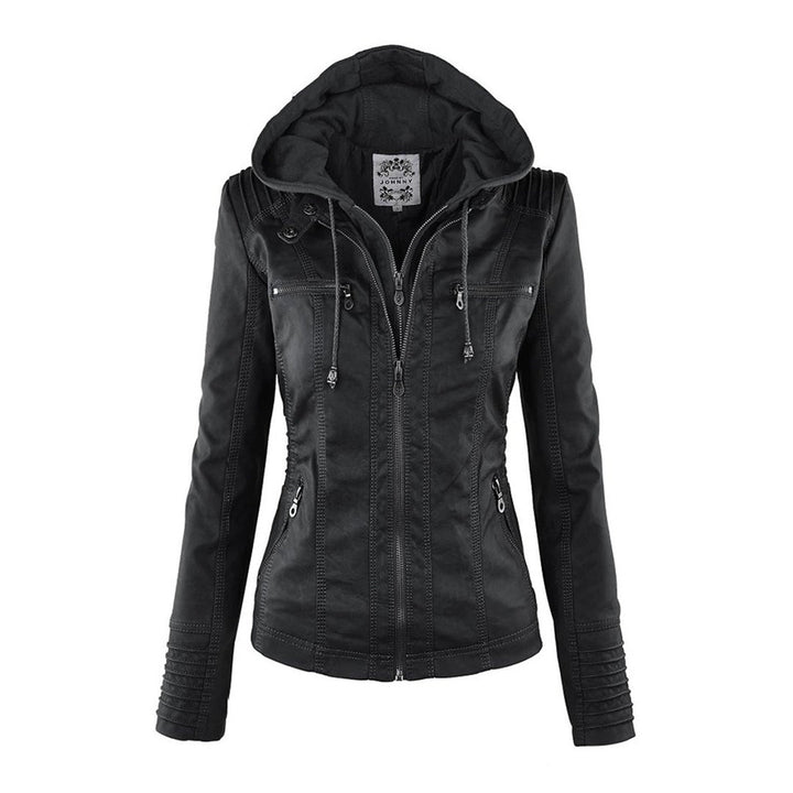 Women’s Hooded Zip-Up Jacket | Slim Fit