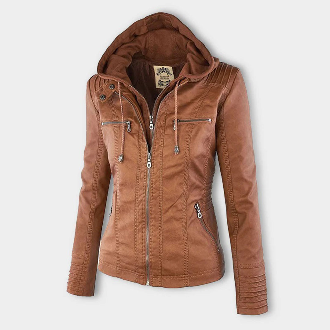 Women’s Hooded Zip-Up Jacket | Slim Fit