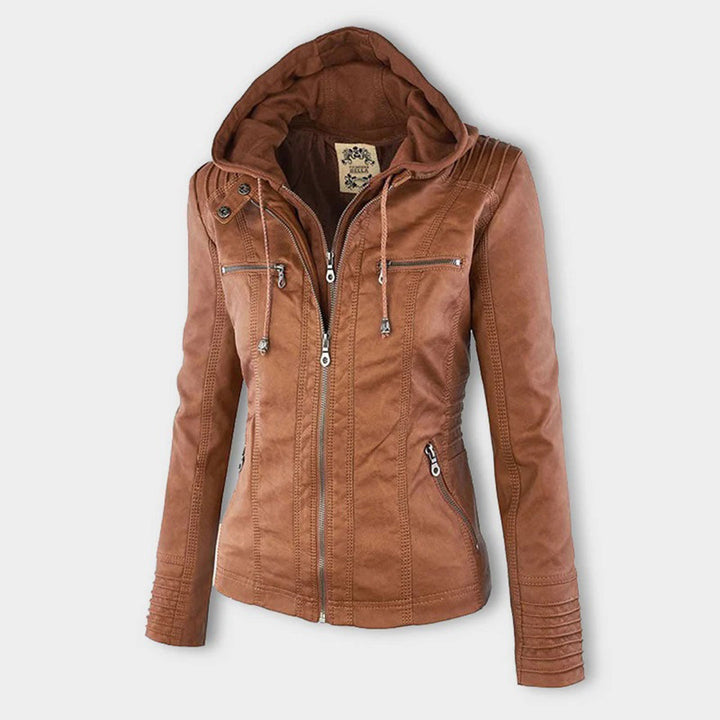Women’s Hooded Zip-Up Jacket | Slim Fit