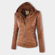 Women’s Hooded Zip-Up Jacket | Slim Fit