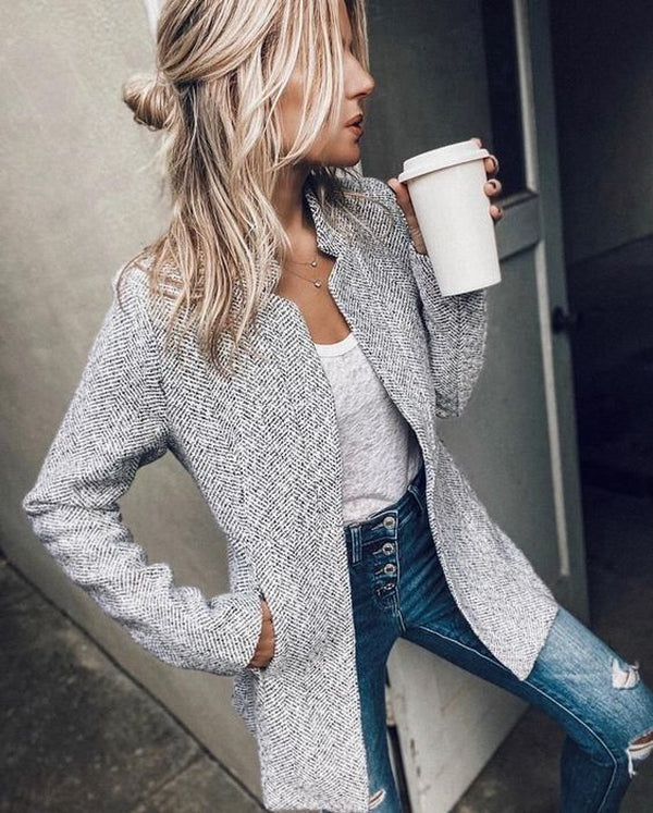 Women’s Casual Long Cardigan | Open Front