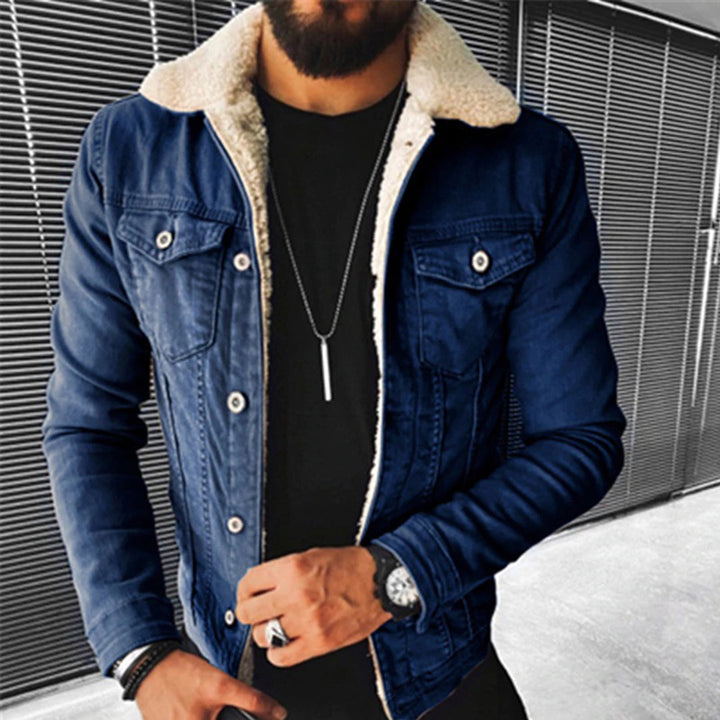 Lance - Men's denim jacket stylish design