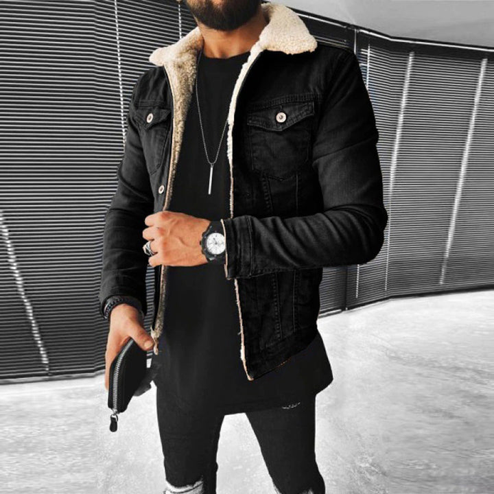 Lance - Men's denim jacket stylish design