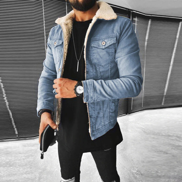 Lance - Men's denim jacket stylish design