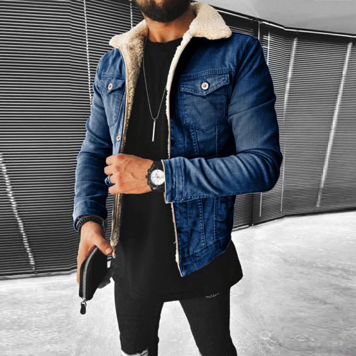 Lance - Men's denim jacket stylish design