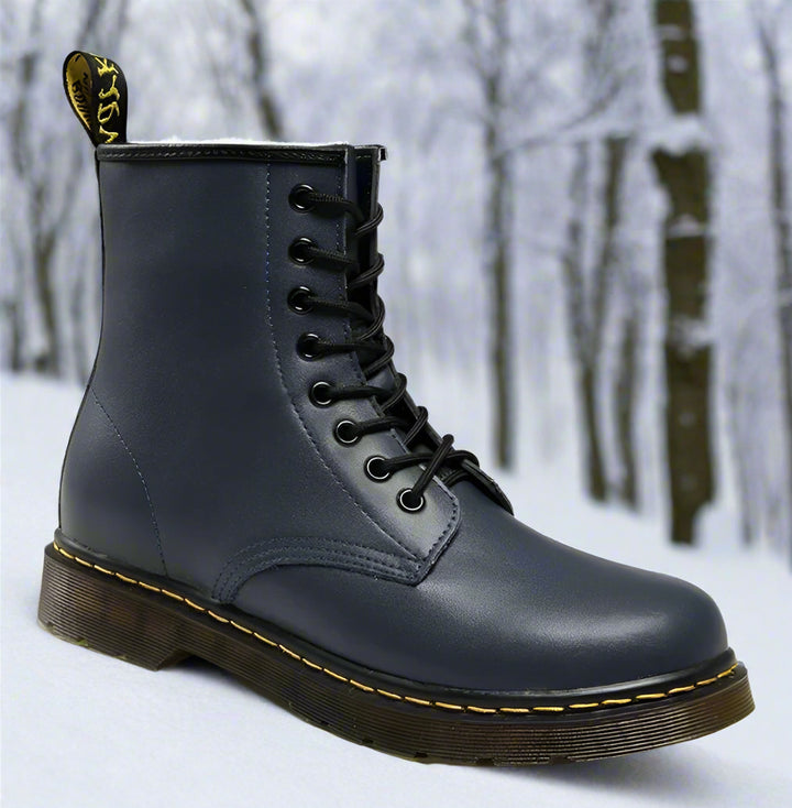 Women’s Combat Leather Boots | Winter