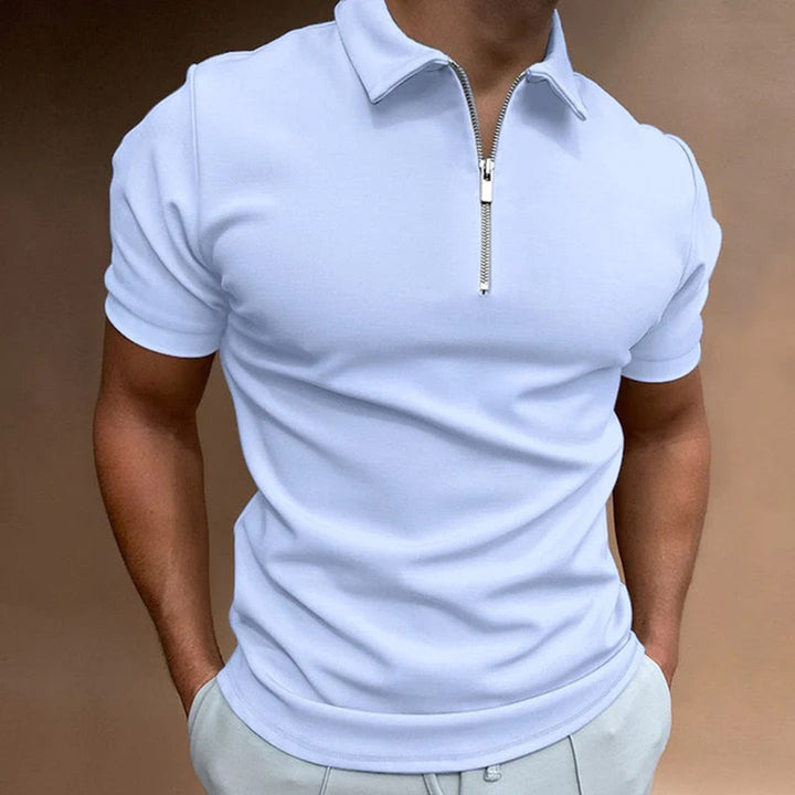 Anderson - Men's polo shirt with zipper