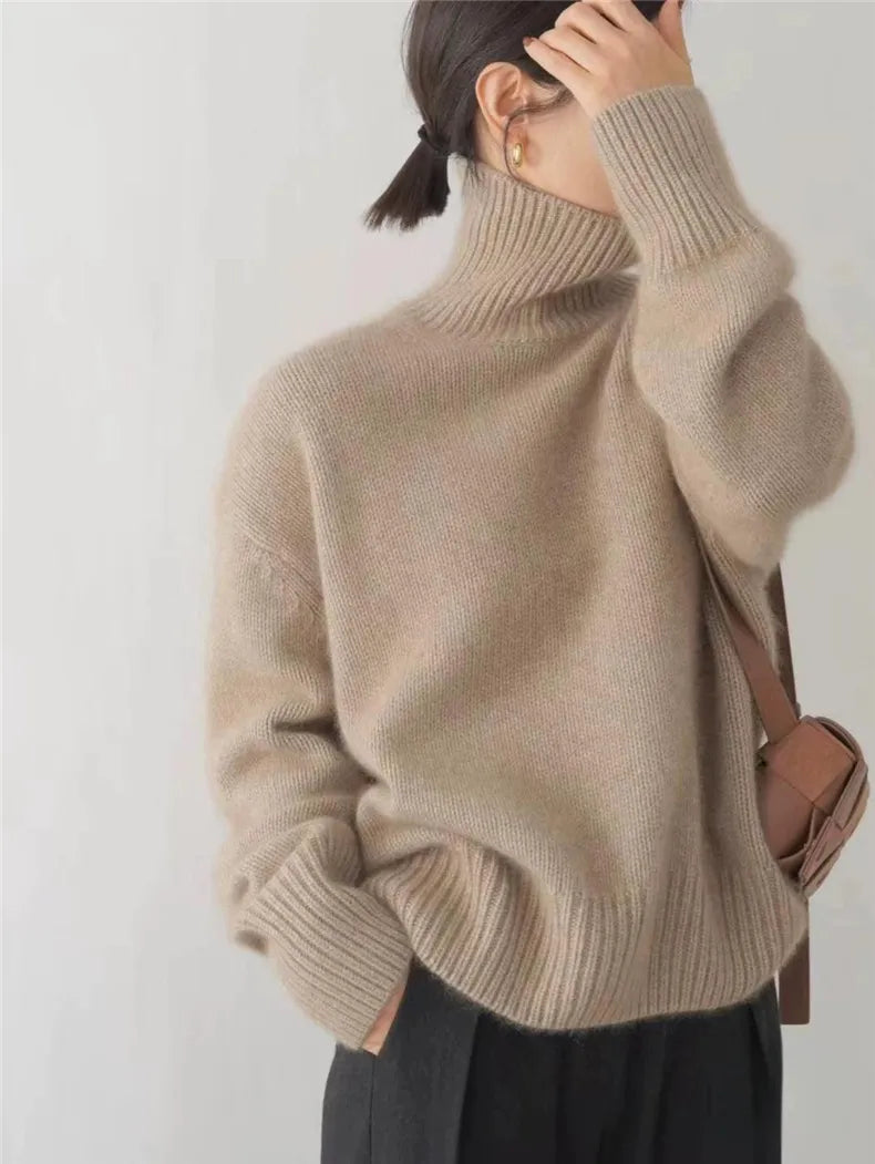 Women’s Turtleneck Sweater | Long Sleeve
