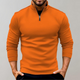 Men’s Long Sleeve Pullover | Zip Neck