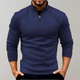 Men’s Long Sleeve Pullover | Zip Neck