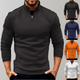 Men’s Long Sleeve Pullover | Zip Neck