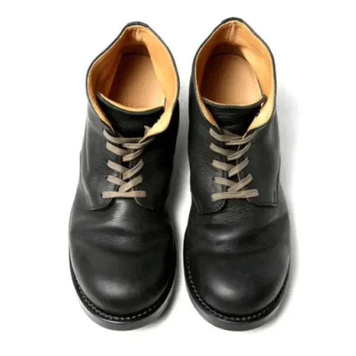 Men’s Lace-Up Ankle Boots | Round Toe