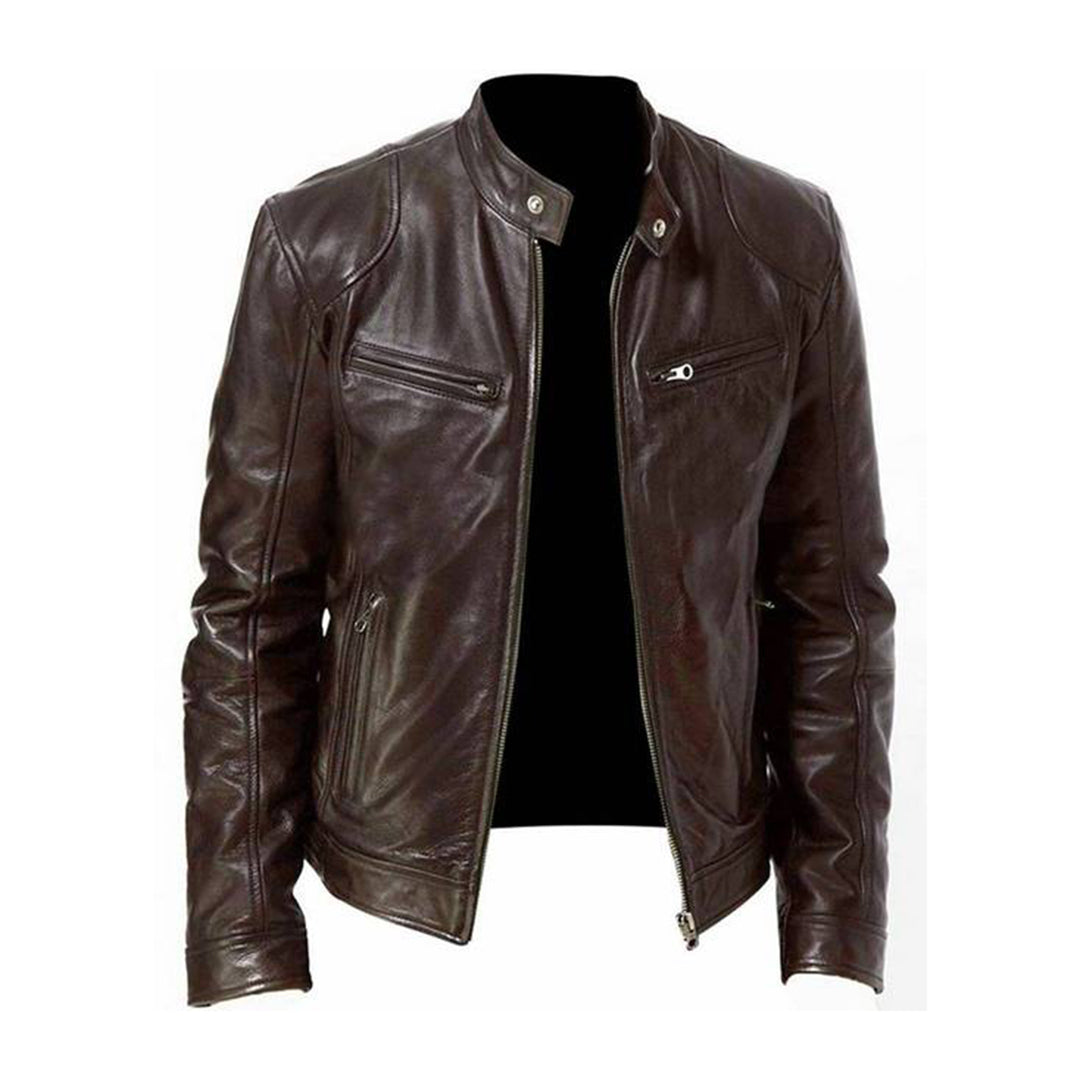 Quentin - Leather jacket designed for men