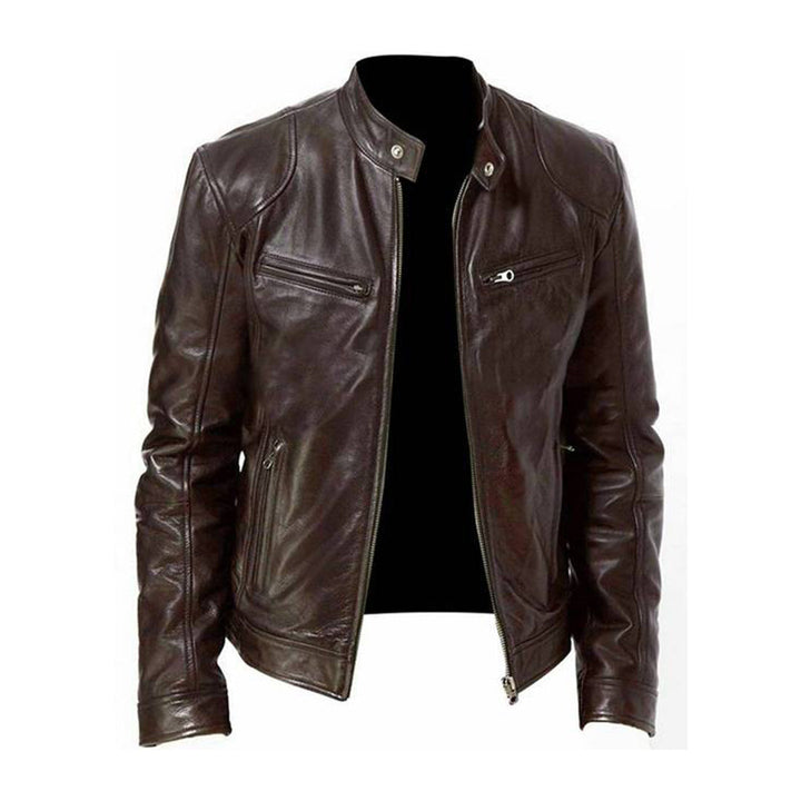Quentin - Leather jacket designed for men