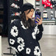 Unisex Oversized Hoodie Set | Graffiti Print
