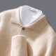 Men’s Polo Collar Knit Sweater | Single Button