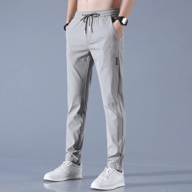 Slim Fit Joggers | Tapered Cut with Elastic Waist
