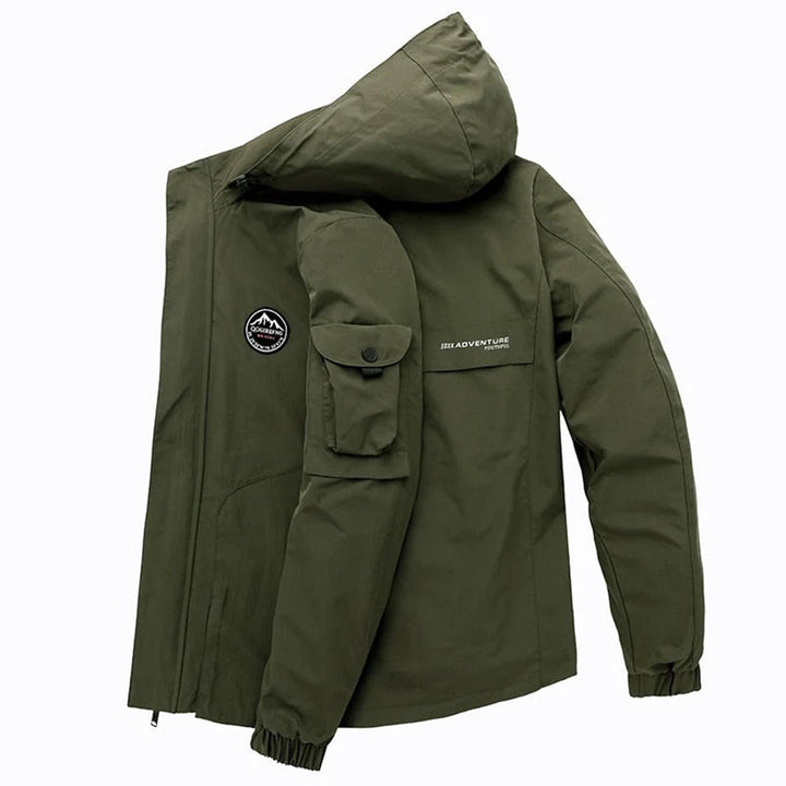 Conrad - Men's hooded bomber jacket - for casual wear