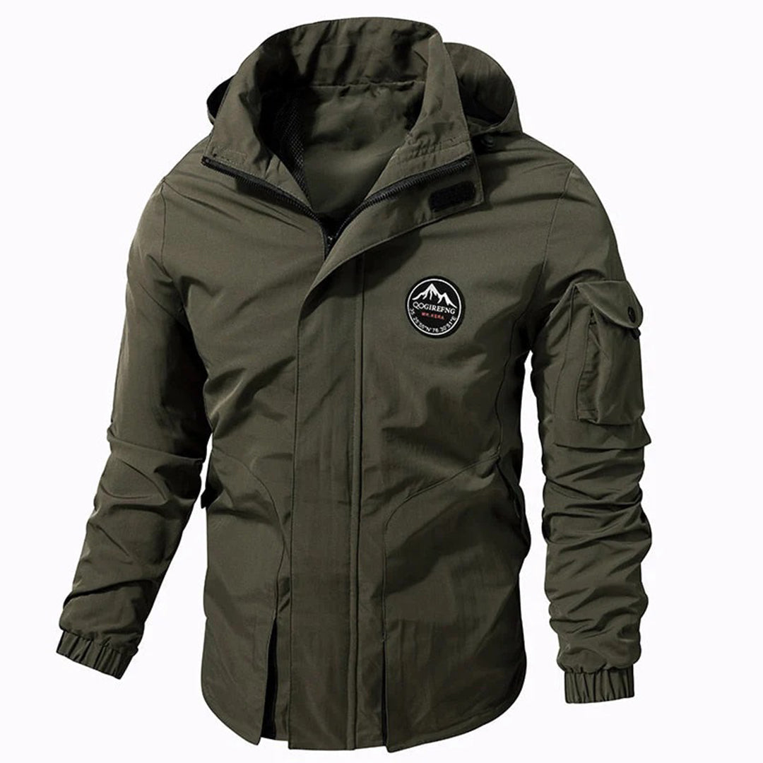 Conrad - Men's hooded bomber jacket - for casual wear