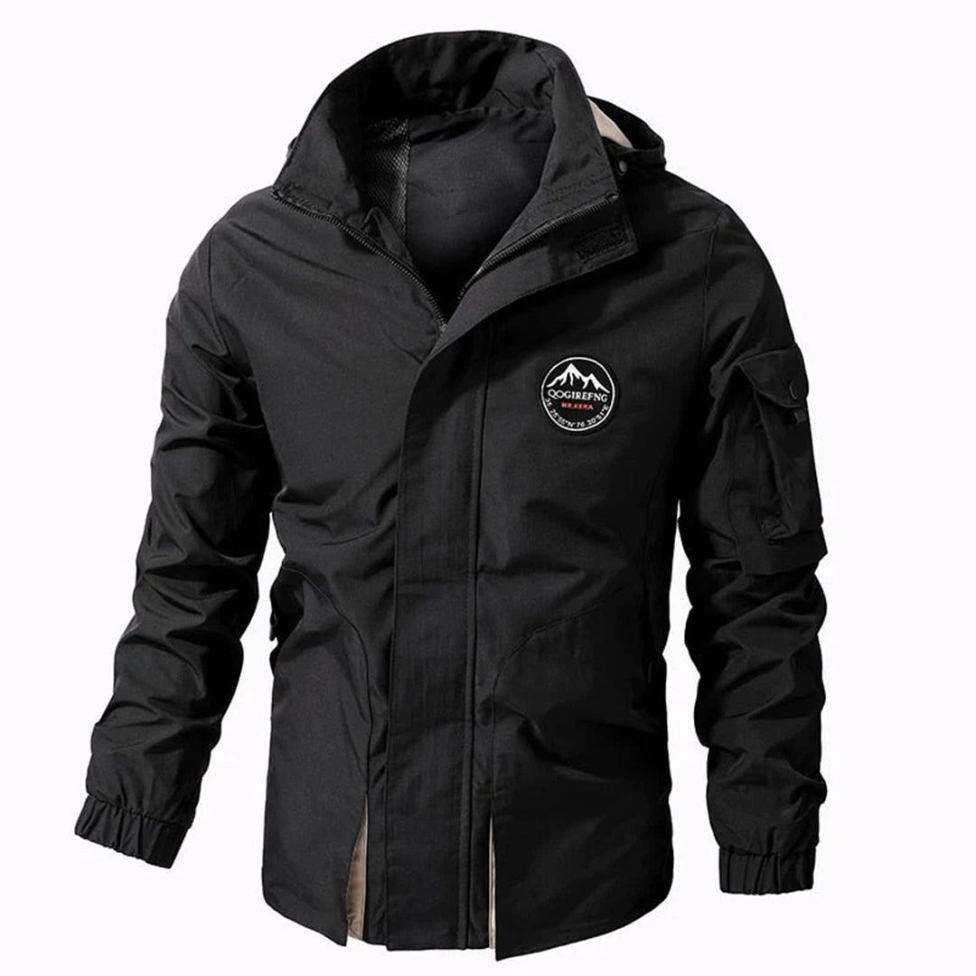 Conrad - Men's hooded bomber jacket - for casual wear