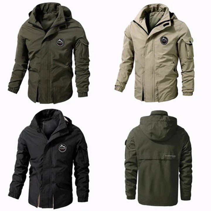 Conrad - Men's hooded bomber jacket - for casual wear