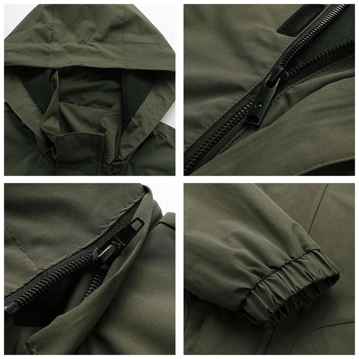 Conrad - Men's hooded bomber jacket - for casual wear