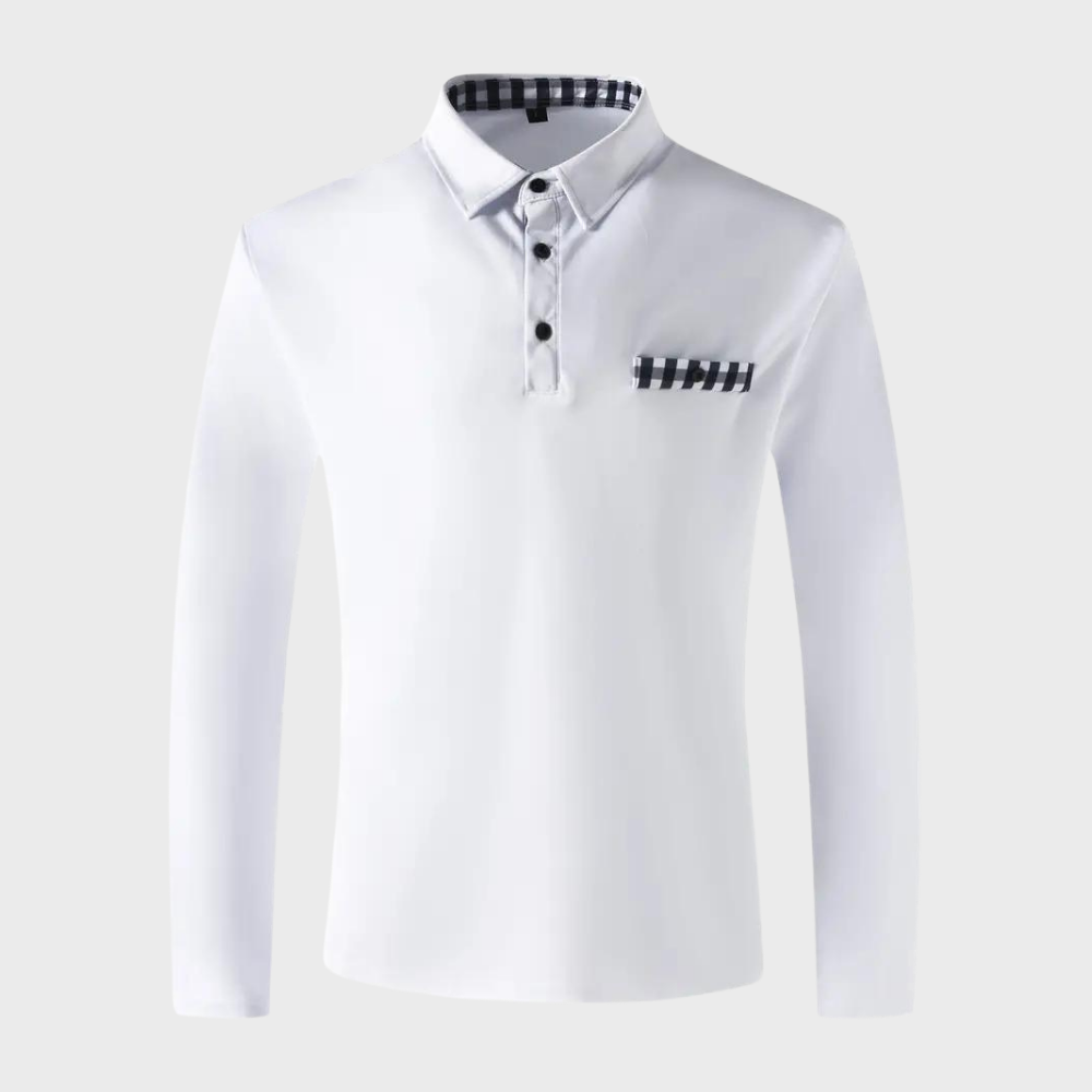 Atticus - Men's long-sleeve polo top