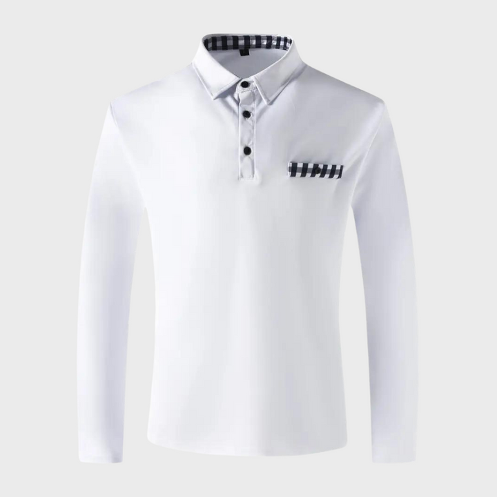 Atticus - Men's long-sleeve polo top