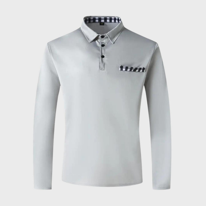 Atticus - Men's long-sleeve polo top