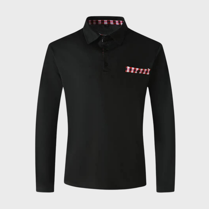 Atticus - Men's long-sleeve polo top