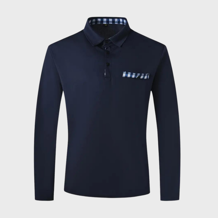 Atticus - Men's long-sleeve polo top