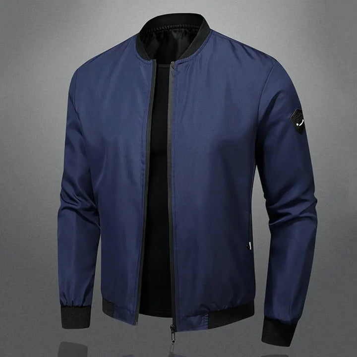 Men’s Casual Zip-Up Bomber Jacket | Lightweight