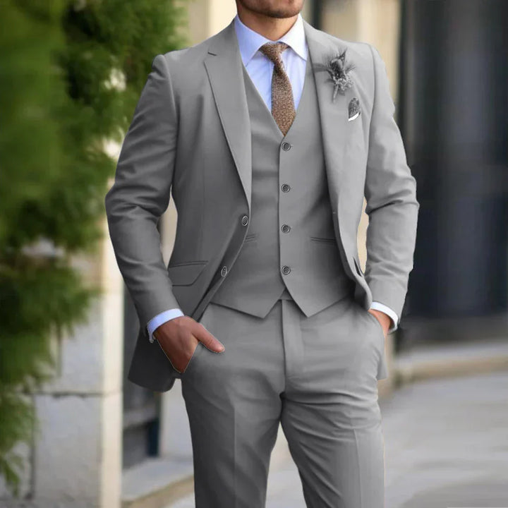 Alonzo - Men's 3 piece wedding suit