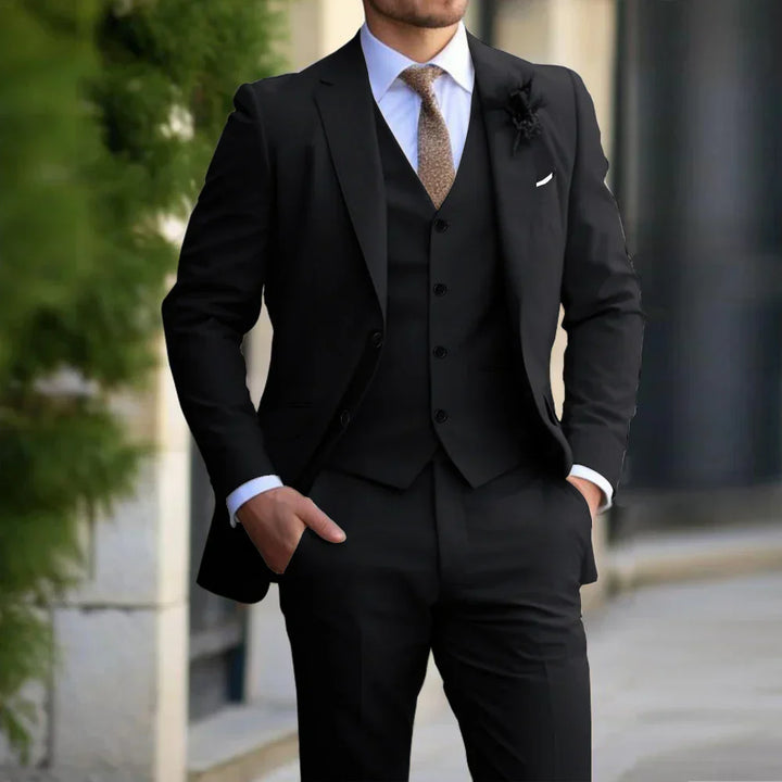 Alonzo - Men's 3 piece wedding suit