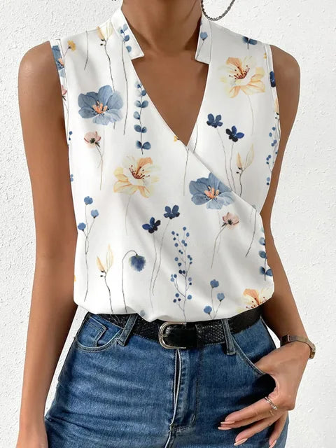 Women’s Wrap Blouse | Sleeveless