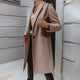 Women’s Long Overcoat | Single-Breasted