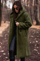 Women’s Hooded Long Coat | Extended Fit