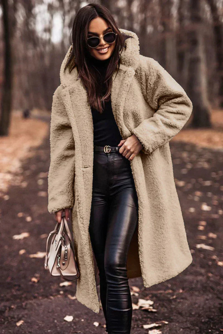 Women’s Hooded Long Coat | Extended Fit