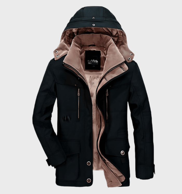 Brayden - Men's Insulated Waterproof Winter Jacket with Fleece Lining