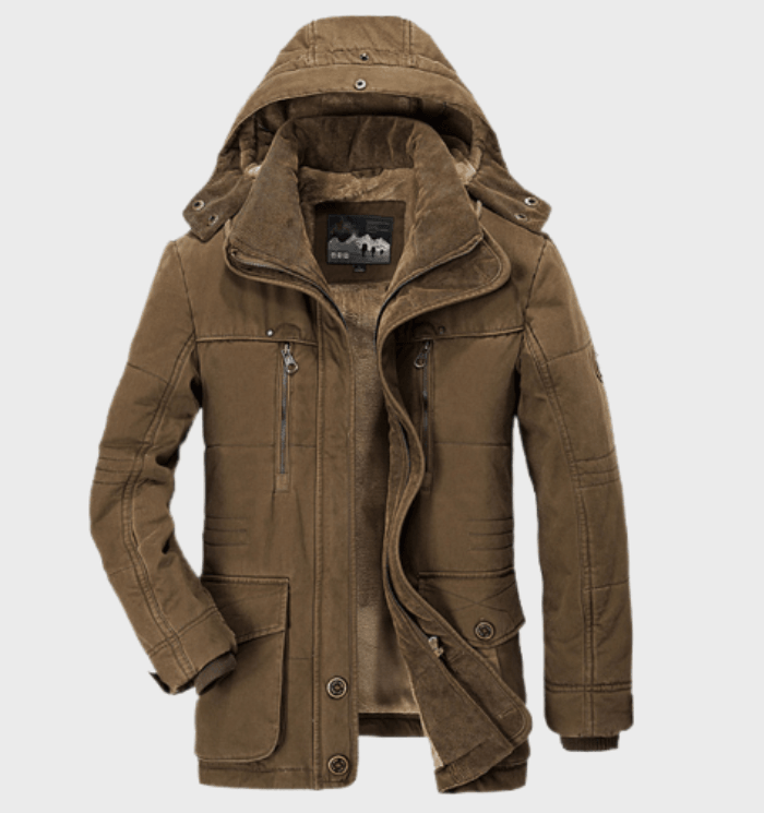Brayden - Men's Insulated Waterproof Winter Jacket with Fleece Lining