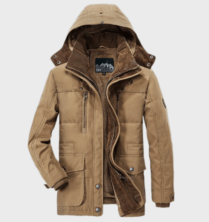 Brayden - Men's Insulated Waterproof Winter Jacket with Fleece Lining