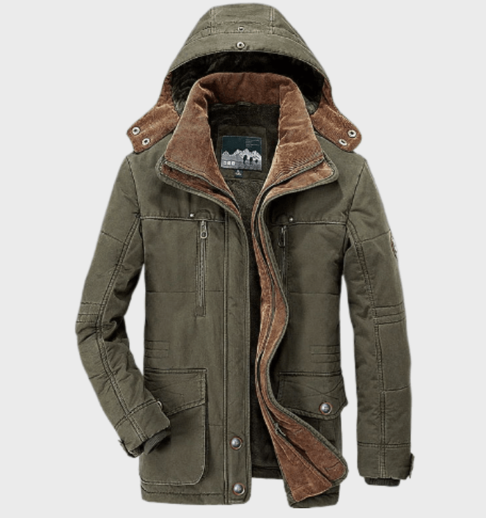 Brayden - Men's Insulated Waterproof Winter Jacket with Fleece Lining