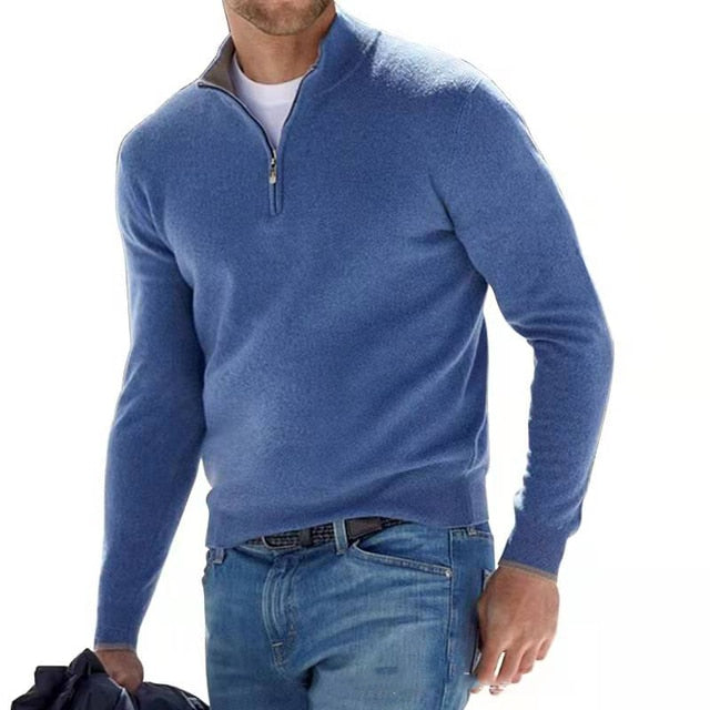 Men’s Casual Sweater | Half Zip