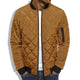 Men’s Quilted Bomber Jacket | Zip-Up