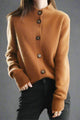 Women’s Buttoned Ribbed Cardigan | Long Sleeve