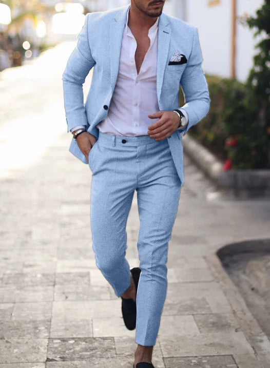Men's Two Piece Wedding Guest Suit | Blazer and Trousers