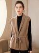 Women’s Ribbed Belted Vest | Sleeveless