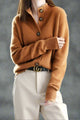 Women’s Buttoned Ribbed Cardigan | Long Sleeve