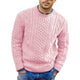 Men’s Cable Knit Jumper | Crew Neck