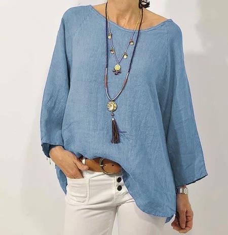 Women’s Loose Cut Long Sleeve Top | Casual